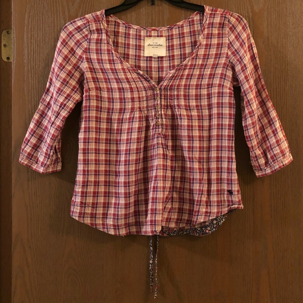 Abercrombie plaid shirt